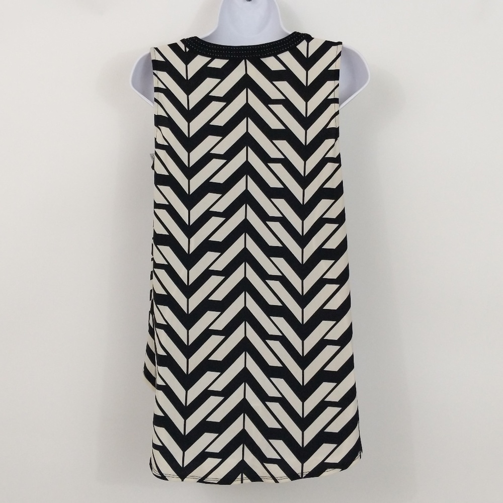 Alfani Print Embellished Swing Blouse - Picture 3 of 4